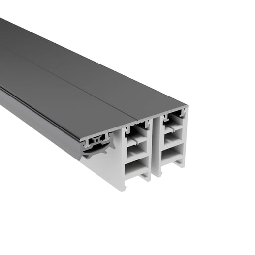 Mendig | Randprofiel | 16 mm | Aluminium | Donkergrijs | 2,00 m #1