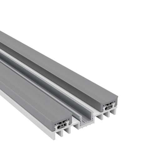 Mendig | Thermo-Onderprofiel | Kunststof en aluminium | Wit | 2,00 m #1