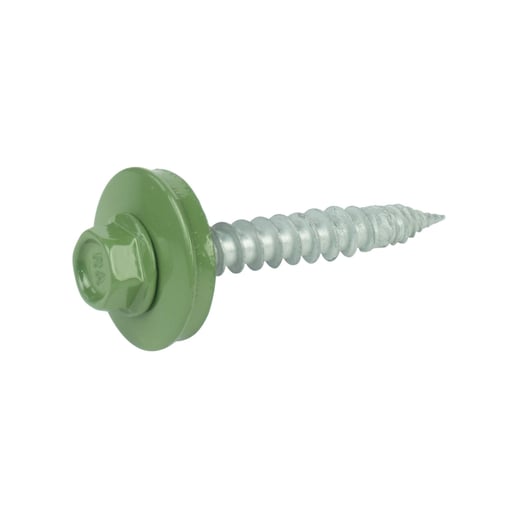 RVS schroeven | Voor montage dal op houten constructie | 6,0 x 40 mm E19 | Resedagroen #1