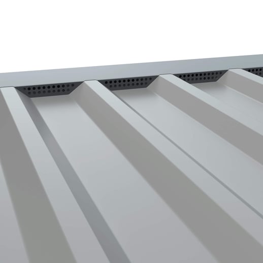 Vulstrook | Getand | Geperforeerd | Profiel 20/1100TR | Voor op de plaat | 7016 - Antracietgrijs #1