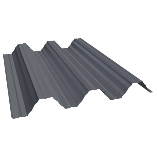 Warmdakplaat T92P | Dak | Staal 0,50 mm | 25 µm Polyester | 7024 - Grafietgrijs #1