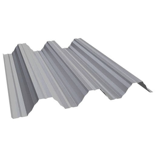 Warmdakplaat T92P | Dak | Staal 0,50 mm | 25 µm Polyester | 9006 - Zilver-Metallic #1