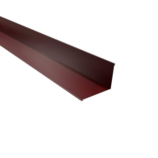 Muuraansluiting | 16 x 11,5 cm | 95° | Staal 0,50 mm | 25 µm Polyester | 3005 - Wijnrood #1