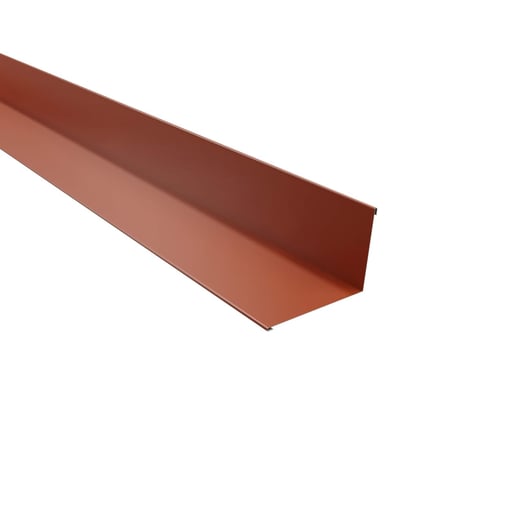 Muuraansluiting | 16 x 11,5 cm | 95° | Staal 0,50 mm | 60 µm Puramid | 8004 - Koperbruin #1