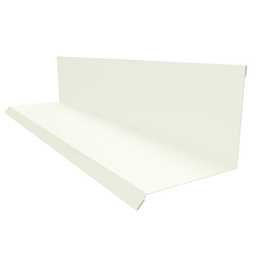 Muuraansluiting | Typ 2 | 10 cm x 11 cm x 2,00 m | 90° | Staal 0,75 mm | 50 µm PURLAK® | 9002 - Grijswit #1