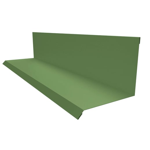 Muuraansluiting | Typ 2 | 10 cm x 11 cm x 2,00 m | 90° | Staal 0,75 mm | 25 µm Polyester | 6011 - Resedagroen #1