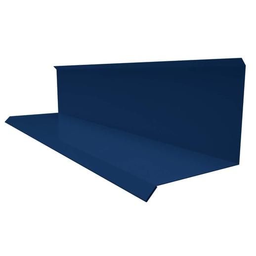 Muuraansluiting | Typ 3 | 10 cm x 11 cm x 2,00 m | 90° | Staal 0,50 mm | 25 µm Polyester | 5010 - Gentiaanblauw #1