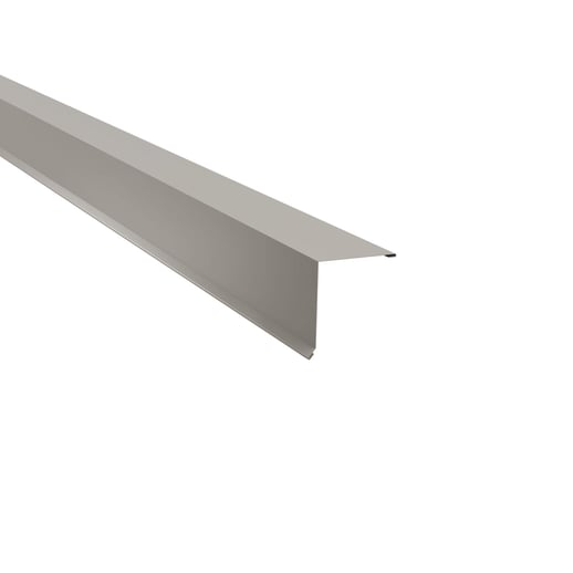 Nok lessenaarsdak | 11,5 x 11,5 cm | 80° | Staal 0,50 mm | 25 µm Polyester | 9002 - Grijswit #1