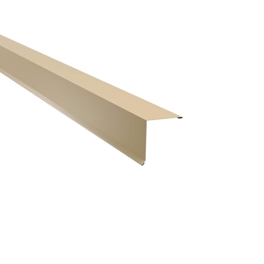 Nok lessenaarsdak | 11,5 x 11,5 cm | 80° | Staal 0,75 mm | 25 µm Polyester | 1015 - Licht ivoorkleurig #1