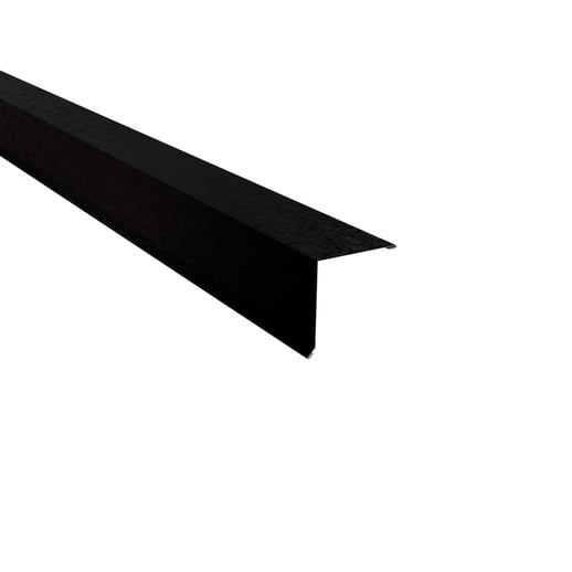 Nok lessenaarsdak | 11,5 x 11,5 cm | 85° | Staal 0,50 mm | 80 µm Shimoco | 9005 - Gitzwart #1