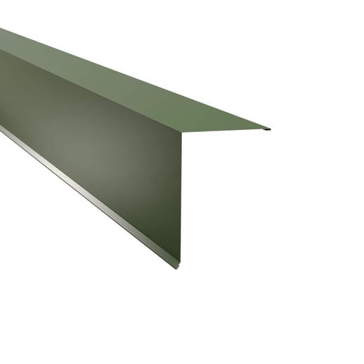 Nok lessenaarsdak | 20 x 25 cm | 80° | Staal 0,50 mm | 25 µm Polyester | 6011 - Resedagroen #1