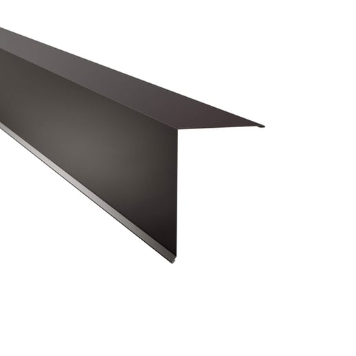 Nok lessenaarsdak | 20 x 25 cm | 80° | Staal 0,50 mm | 60 µm Puramid | 6017 - Chocoladebruin #1