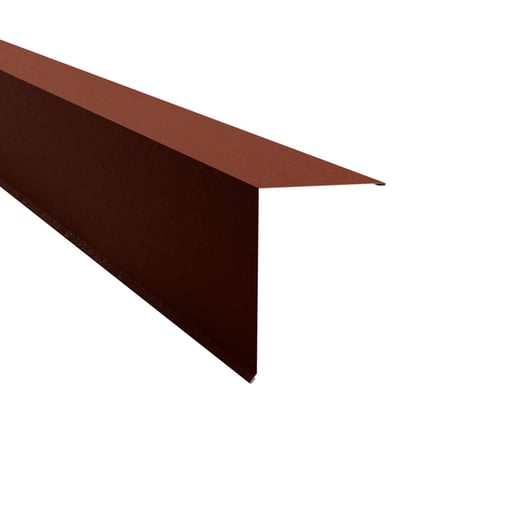 Nok lessenaarsdak | 20 x 25 cm | 80° | Staal 0,50 mm | 80 µm Shimoco | 8004 - Koperbruin #1