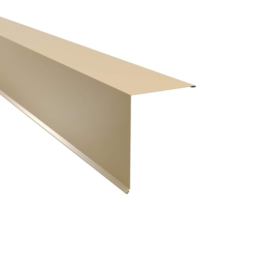 Nok lessenaarsdak | 20 x 25 cm | 85° | Staal 0,50 mm | 25 µm Polyester | 1015 - Licht ivoorkleurig #1