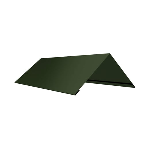 Nokstuk vlak | 14,5 cm x 14,5 cm x 2,00 m | 140° | Staal 0,50 mm | 50 µm PURMAT® | 011 - Groen #1