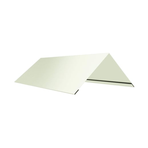 Nokstuk vlak | 14,5 cm x 14,5 cm x 2,00 m | 140° | Staal 0,50 mm | 25 µm Polyester | 9002 - Grijswit #1