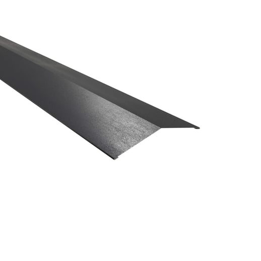 Nokstuk vlak | 14,5 x 14,5 cm | 150° | Staal 0,50 mm | 35 µm Mattpolyester | 23 - Donkergrijs #1