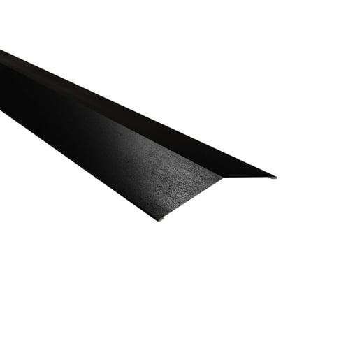 Nokstuk vlak | 14,5 x 14,5 cm | 150° | Staal 0,50 mm | 35 µm Mattpolyester | 33 - Zwart #1