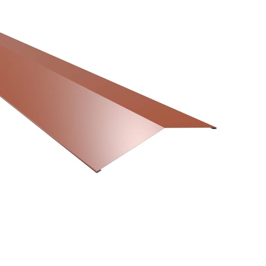 Nokstuk vlak | 19,8 x 19,8 cm | 150° | Staal 0,50 mm | 60 µm Puramid | 8004 - Koperbruin #1