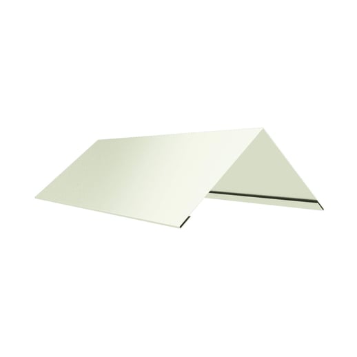 Nokstuk vlak | 20 cm x 20 xm x 2,00 m | 140° | Staal 0,75 mm | 50 µm PURLAK® | 9002 - Grijswit #1