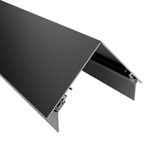 Nokstuk | Aluminium | Met afdichting | Donkergrijs | Lengte 5,10 m #1