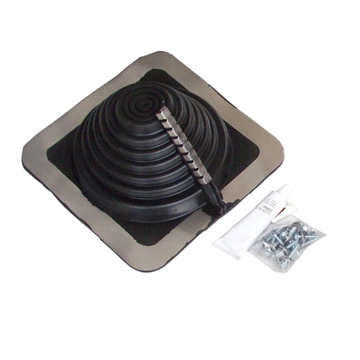 Pijpdoorvoer | 0,6 - 14,6 cm | Met edelstaal clip #1