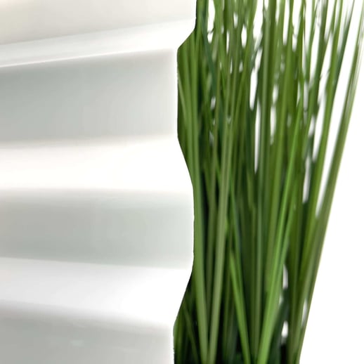 Polycarbonaat damwandplaat | 76/18 | 1,30 mm | Opaal wit | 2,00 m #3