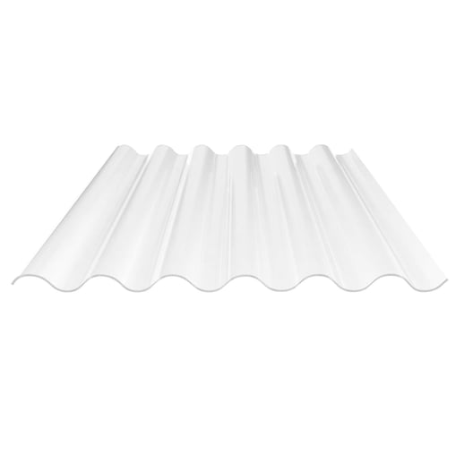 Polycarbonaat golfplaat | 177/51 | 1,00 mm | Helder | 1,22 m #1