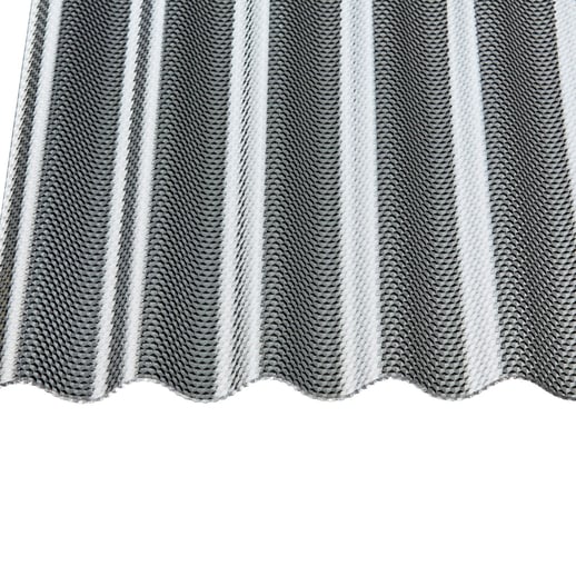 Polycarbonaat golfplaat | 76/18 | Voordeelpakket | 2,60 mm | grafiet | Honingraatstructuur | Breedte 7,91 m | Lengte 2,00 m #5