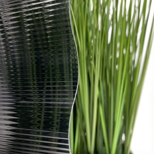 Polycarbonaat golfplaat | 76/18 | 1,40 mm | Antraciet | Ribbelstructuur | 3,50 m #3