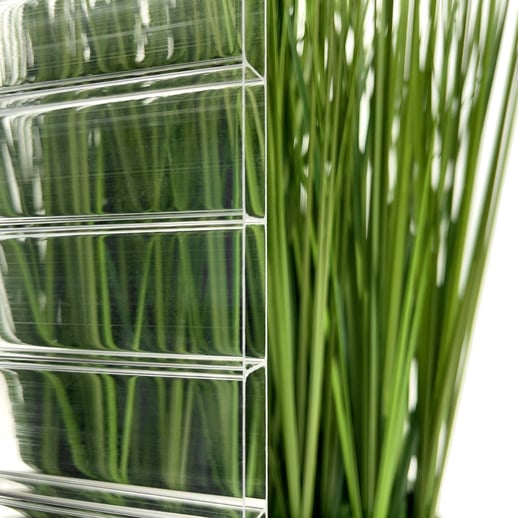 Polycarbonaat kanaalplaat | 16 mm | Profiel A1 | Voordeelpakket | Plaatbreedte 98 cm | Helder | Extra brede kanalen | Breedte 6,11 m | Lengte 2,5 #3