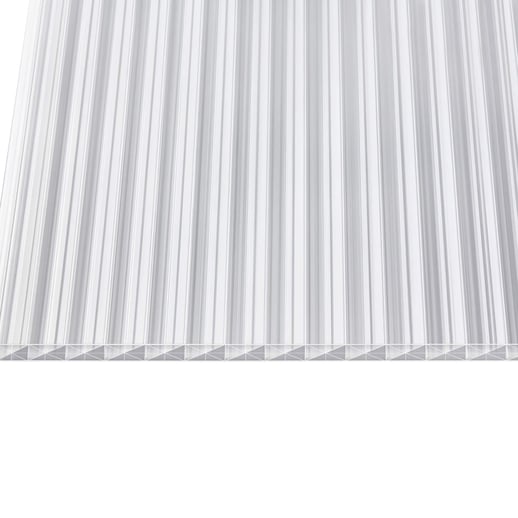 Polycarbonaat kanaalplaat | 16 mm | Profiel A1 | Voordeelpakket | Plaatbreedte 1,20 m | Helder | X-Structuur | Breedte 7,43 m | Lengte 3,50 m #5