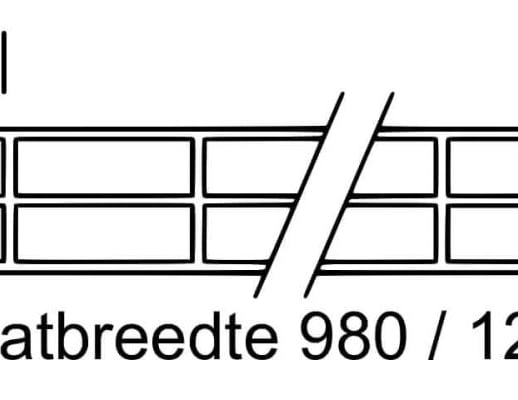 Polycarbonaat kanaalplaat | 16 mm | Profiel Mendig | Voordeelpakket | Plaatbreedte 1,20 m | Helder | Breedte 3,75 m | Lengte 2,00 m #10