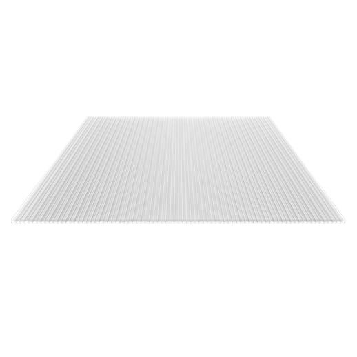 Polycarbonaat kanaalplaat | 16 mm | Profiel Zeven | Voordeelpakket | Plaatbreedte 1,20 m | Helder | X-Structuur | Breedte 3,79 m | Lengte 2,00 m #5