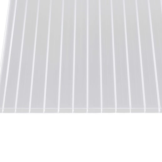 Polycarbonaat kanaalplaat | 16 mm | Breedte 98 cm | Helder | Dubbelzijdige UV-bescherming | Extra brede kanalen #4