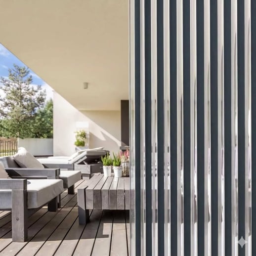 Polycarbonaat kanaalplaat | 16 mm | Breedte 98 cm | Helder / antraciet gestreept | Dubbelzijdige UV-bescherming | #3