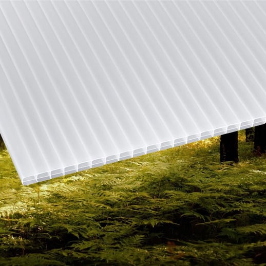 Polycarbonaat kanaalplaat | 16 mm | Breedte 1,20 m | Opaal wit | Blueline | 2,50 m #4