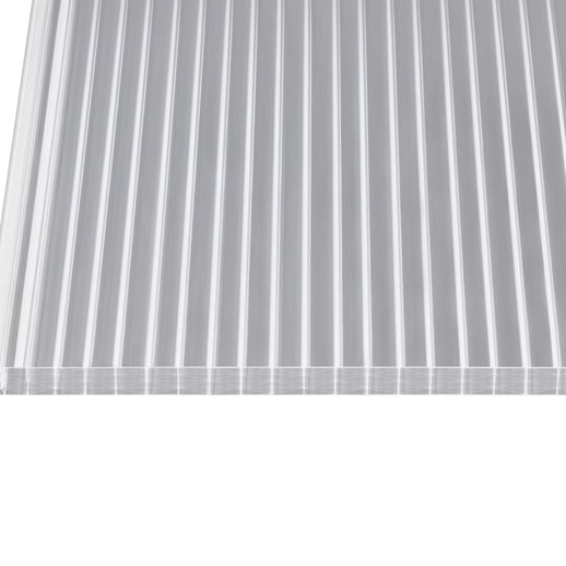 Polycarbonaat kanaalplaat | 25 mm | Breedte 1,20 m | Helder | 2,00 m #4