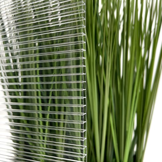 Polycarbonaat kanaalplaat | 6 mm | Breedte 1,05 m | Helder | 2,00 m #3