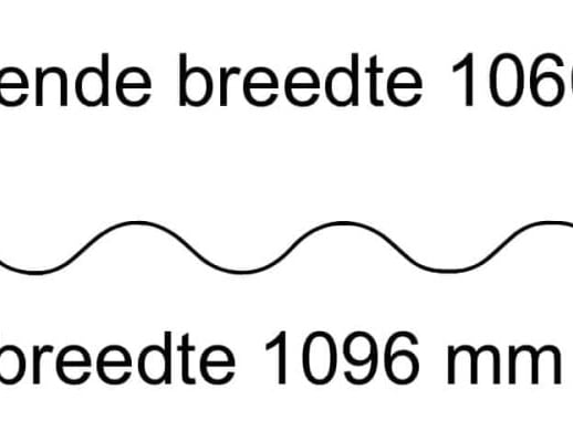 Polyester golfplaat | 177/51 | 0,80 mm | Naturel | 2,75 m #4