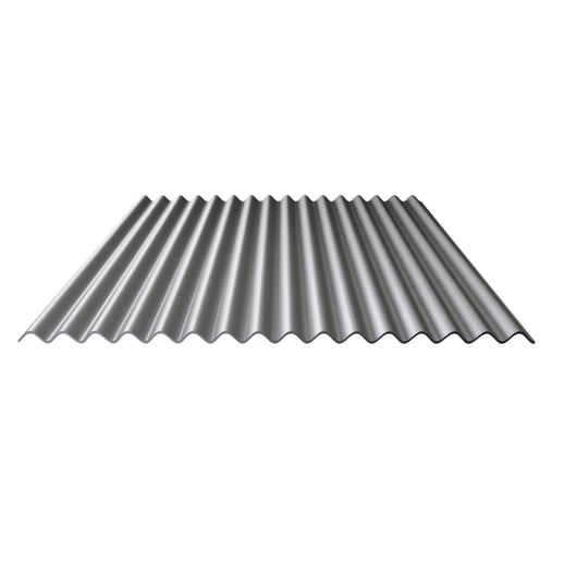 Polyester golfplaat Stabipol | LT 76/18 | 0,85 mm | Lichtgrijs | 2,00 m #1