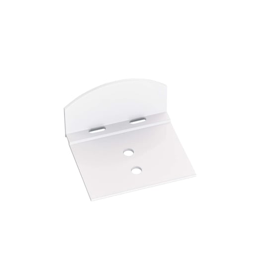 Profielafsluithoeken | Voor 10 mm platen in A4 profiel | Aluminium | 2 stuk | Wit #1