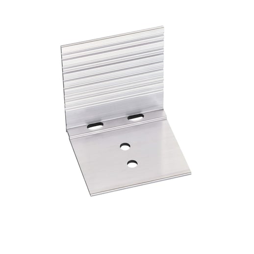 Profielafsluithoeken | Voor 16 & 25 mm platen in A1 & A3 profiel | Aluminium | 1 stuk | Blank #1