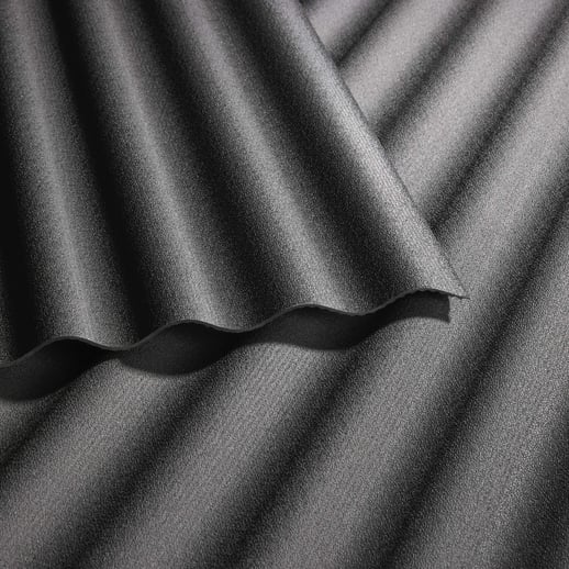 Kunststof profielplaat Scobanit light | 76/18 | 3,00 mm | Zwart | 2,00 m #6