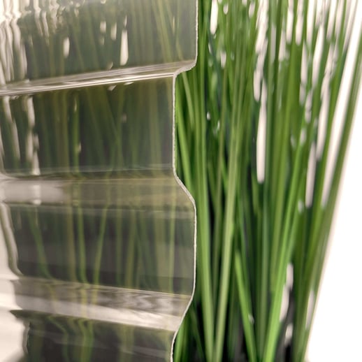 PVC damwandplaat | 70/18 | 1,40 mm | Brons | 6,00 m #3