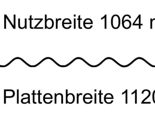 PVC golfplaat | 76/18 | Voordeelpakket | 1,30 mm | Helder, licht blauw getint | Breedte 6,44 m | Lengte 3,50 m #9