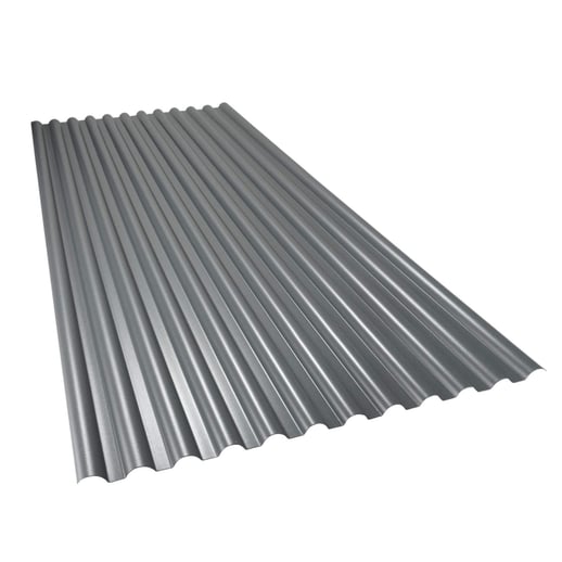 PVC profielplaat SINTRA | 77/18 | 1,20 mm | Antraciet metallic | 4,50 m #4