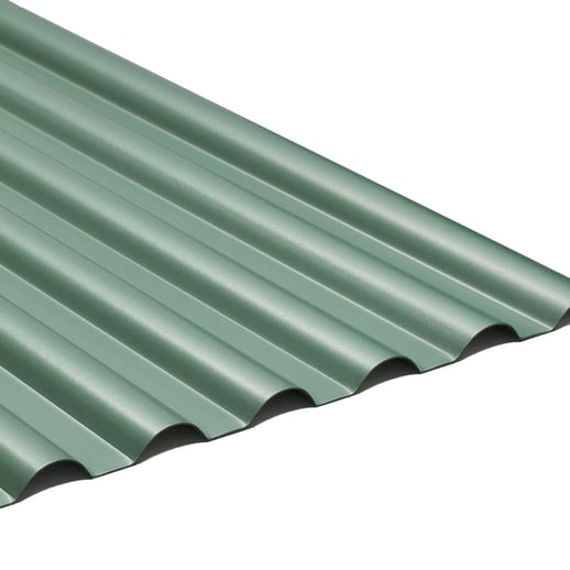 PVC profielplaat SINTRA | 77/18 | 1,20 mm | Groen metallic | 4,50 m #1