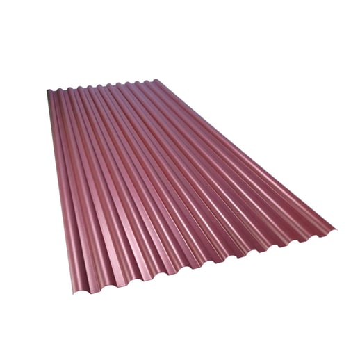 PVC profielplaat SINTRA | 77/18 | 1,20 mm | Rood metallic | 4,50 m #4