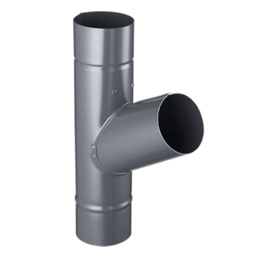 Regen T-stuk 60° | Staal | Ø 90 mm | 7024 - Grafietgrijs #1